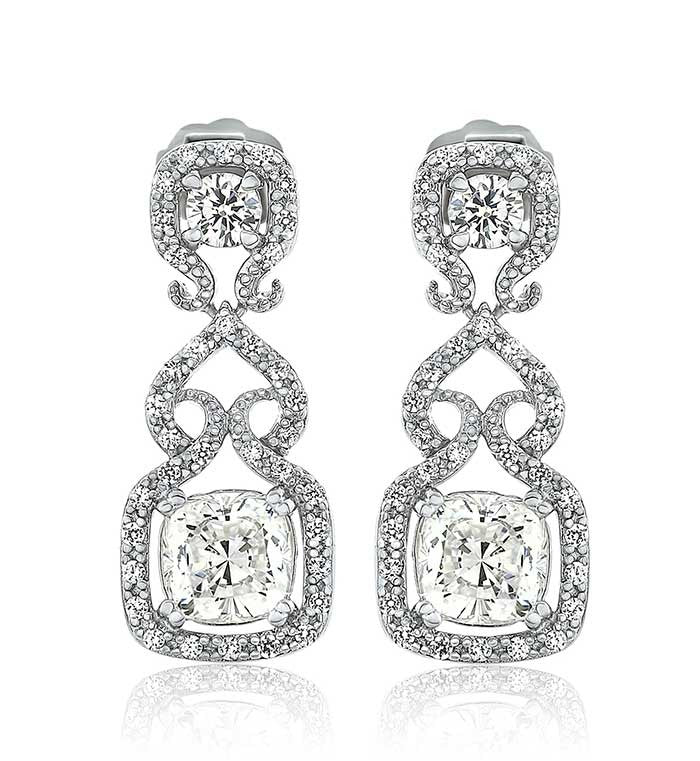 Classic-Cushion-earring-drop-cz