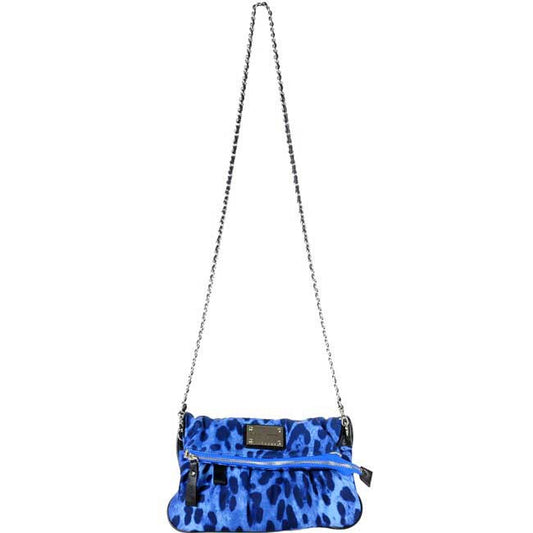 Blue Leopard Clutch Messenger Bag 2